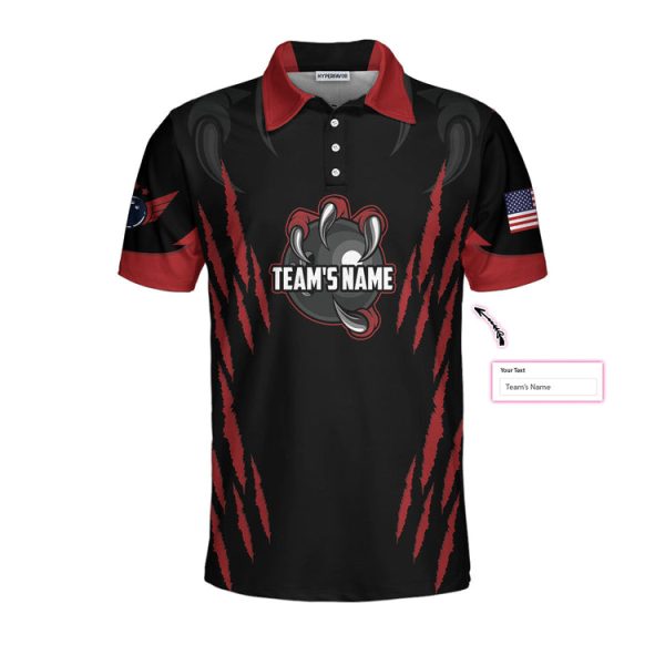 personalized bowling team monster ez77 0801 custom polo shirt 1