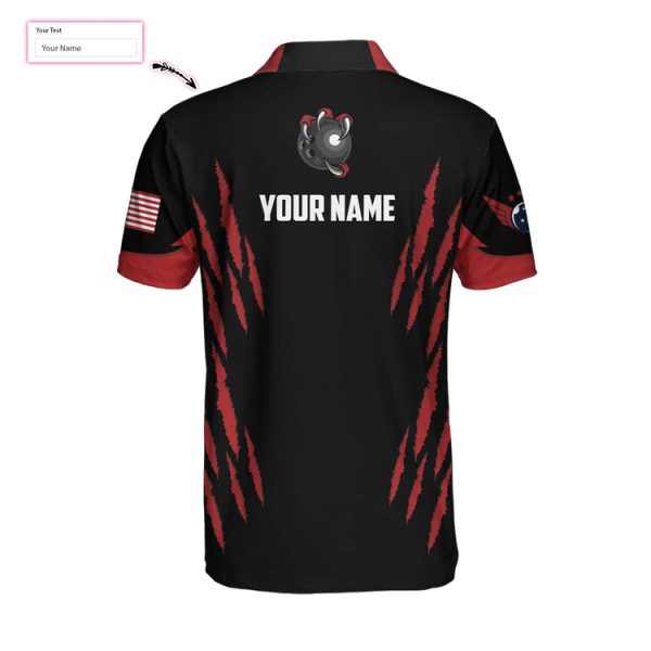 personalized bowling team monster ez77 0801 custom polo shirt 2