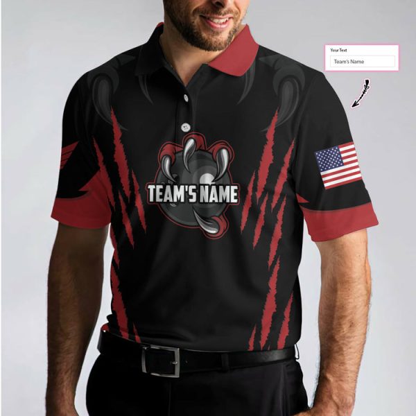 personalized bowling team monster ez77 0801 custom polo shirt 6